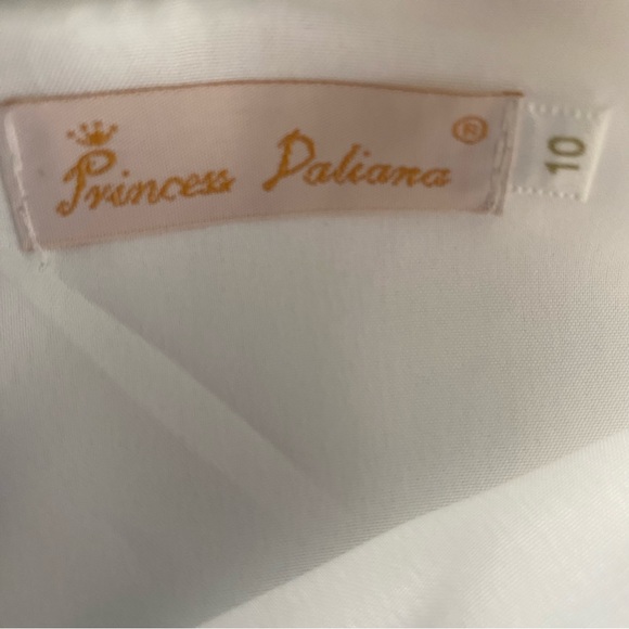 Communion or Flower Girl Dress (Off White) Girls Size 10 with veil and tiara - Picture 16 of 16